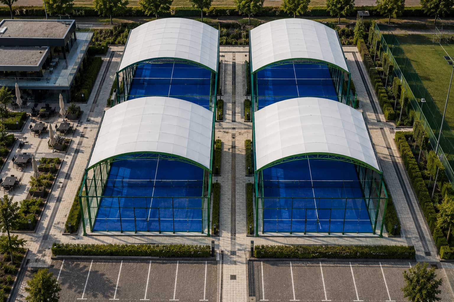 Outdoor Covered Padel Court